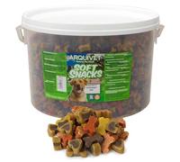 Arquivet Soft Snacks Mix 4 800 g - Snacks, friandises et récompenses pour Chiens - Nourriture Semi-Humide