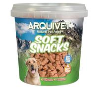 ARQUIVET Soft Snacks Petits os de saumon 800 g - collations naturelles sous forme d'os - bonbons naturels et chuches - prix et récompenses pour chiens