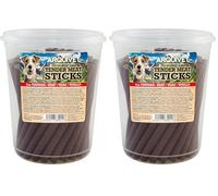 Arquivet, Tender Meat Sticks Boeuf 500 g, Bâtonnets Souples pour Chiens, collations, récompenses, friandises, friandises Canines, nettoie Les Dents et renforce la mâchoire (Lot de 2)