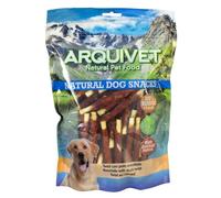 ARQUIVET Twist au canard 13 cm - 1 Kg 100% de collations naturelles pour chiens - Récompenses et golosines canines - produit libt faible en matières grasses
