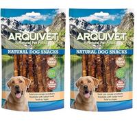 ARQUIVET Twist au Lapin 100 g - 100% de collations Naturelles pour Chiens - Bouts, récompenses, Bonbons pour Chiens - Nourriture Canine (Lot de 2)