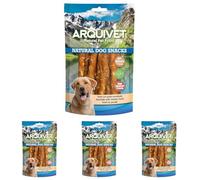 ARQUIVET Twist au Poulet 13 cm - 100 g - collations pour Chiens naturels - 100% Naturel - Récompenses pour Chiens (Lot de 4)