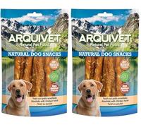 ARQUIVET Twist au Poulet 13 cm - 100 g - collations pour Chiens naturels - 100% Naturel - Récompenses pour Chiens (Lot de 2)