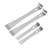 arrache-clou Ensemble de grattoirs en acier inoxydable, extracteur de clous intégré, outil d'extraction de garniture plate for la rénovation de la cuisine, traction et levage, 4 pièces