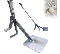 Arrache-Racines Robuste, équipement de Suppression de souches par Levier, Outil à Long Manche pour Tirer Les broussailles, Conception Verticale pour arrière-Cour/Ferme/Jardin 132cm