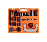 VEVOR Extracteur de Joint à Rotule 21PCS Arrache Rotules en Acier avec Adaptateurs Multi-Tailles Kit de Démontage et Montage Joints à Rotules Joint en U Goupille d'Ancrage de Frein Véhicules 2WD 4WD