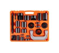 VEVOR Extracteur de Joint à Rotule 25PCS Arrache Rotules en Acier avec Adaptateurs Multi-Tailles Kit de Démontage et Montage Joints à Rotules Joint en U Goupille d'Ancrage de Frein Véhicules 2WD 4WD