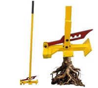 Arrache-souches à fort effet de levier et de grande taille, outil robuste pour l'extraction des racines d'arbres avec poignée réglable, extracteur de piquets de neige