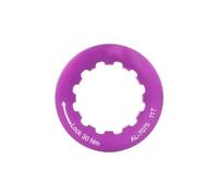 Arrache Volant Bouchon de roue libre CNC pour vélo, 11 dents, bague de verrouillage en alliage d'aluminium, compatible avec les accessoires de cyclisme Shimano Extracteur de Vilebrequin avec(Purple)