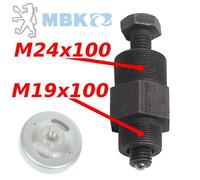 ARRACHE VOLANT MAGNETIQUE 19 - 24x100 MBK 41 51 PEUGEOT SPEEDFIGHT TREKKER TYPHOON BUXY TKR MINARELLI AM6 MOBYLETTE CAME TAMBOUR