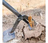 Arracheur de poteaux, Outil d'arrachage de Racines pour Une Extraction Facile des Arbres, des tiges de maïs et des Mauvaises Herbes - Conception Robuste en Acier avec Levier, Longueur de 132