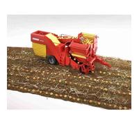 Arracheuse de pommes de terre miniature - BRUDER - Grimme SE 75-30 - Deux soutes réglables en hauteur