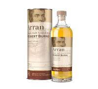 ARRAN - Robert Burns - Blended Malt Whisky Écossais - Notes d'Épices & Fruits Mûrs - Origine : Écosse/Highlands-Arran - 43 % Alcool - 70 cl