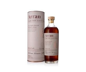 ARRAN - Sherry Cask The Bodega - Whisky Single Malt - Notes de Chocolat Noir & Ginger - Origine : Écosse/Highlands-Arran - 55,8% Alcool - 70 cl, 700 milliliters