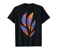 Arrangement à Quatre Plumes Boho Tribal Minimal Nature Graphic T-Shirt
