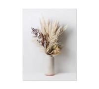 Arrangement de Fleurs séchées Moderne et élégant avec Pampas Grass，1000 Pièces Puzzle en Papier Intéressant Puzzle défi Cérébral pour Les Femmes Jouets De Décompression（38x26cm）-S21