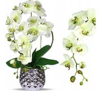 Arrangement floral Orchidée Arrangement de table Orchidée Fleur artificielle Décoration Fleur artificielle ; Vert