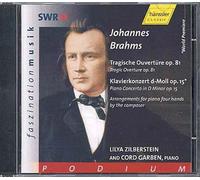 Arrangements Pour Piano 4 Mains Par Brahms Du Concerto Pour Piano No. 1 Et De L'ouverture Tragique