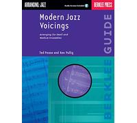 Arranging Jazz Modern Jazz Voicings Cban Book/Cd