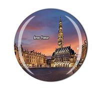 Arras France Aimant de réfrigérateur souvenir de voyage en cristal