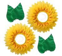 arrderly Lot de 2 chapeaux de tournesol, chapeaux créatifs amusants, accessoires de performance sur scène, décorations de fête, accessoires de jeu de rôle