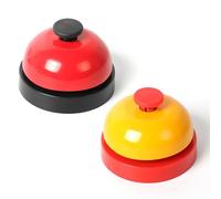 Arrderly Lot de 2 cloches de table, cloches de réception avec clochette croustillante, fabriquées pour cuisine, restaurant, hôtel, bar