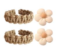 arrderly Lot de 2 embrasses de rideaux tressées à la main - Accessoires décoratifs pour la maison, le bureau, Noël, un mariage, la décoration de la maison