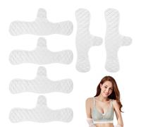 arrderly Lot de 6 coussinets de sudation réutilisables pour soutien-gorge - Coussinets absorbant la transpiration sous la poitrine - Pour femme