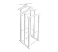 Arredamenti Italia 107 Maxi Bianco Valet de Chambre Triple Bois Blanc 35 x 35 x 102 cm