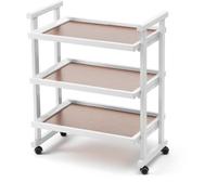 Arredamenti Italia 3310 Gregory Chariot de Service/Desserte Hêtre Massif Wenge 71 x 75 x 44 cm