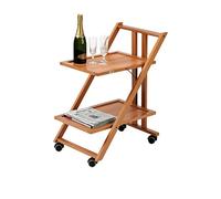 Arredamenti Italia 575 SIMPATY Chariot de Service/Desserte Hêtre Massif Cerise 64 x 79 x 45 cm