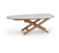 Arredamenti Italia 637 MINISTYRO Planche à Repasser Réglable/Pliable Petit Hêtre Massif Cerise 81 x 33 x 30 cm
