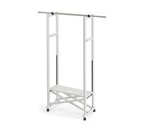 Arredamenti Italia, 642 ELIOS, Portant Pliable Cerisier, Bois, 37 x 140 x 168 cm (Blanc)