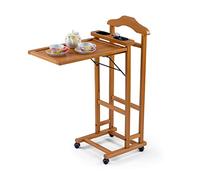 ARREDAMENTI ITALIA Porteur pour chambre à coucher ALVARO, Bois - Avec plateau - Fermé - Finition Cerise Ar-It le cœur du bois
