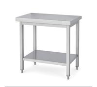 Arredo Chef Table en INOX Centrale pour Cuisine Professionnelle, Bar, hôtel, Restaurant, collectivité. (120 x 70 x h 85 cm)
