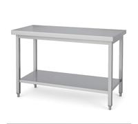 Arredo Chef Table en INOX Centrale pour Cuisine Professionnelle, Bar, hôtel, Restaurant, collectivité. (160 x 70 x h 85 cm)