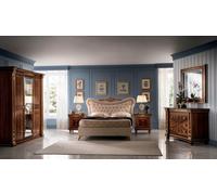 arredoclassic™ Ensemble chambre à coucher Modigliani baroque rococo lit table de nuit 4pcs.
