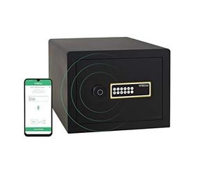 ARREGUI AWA 220740 Coffre-Fort Intelligent, à Poser, Smart Safe, Ouverture à Code électronique, Gestion Via l’Application Mobile, Compatible Amazon Alexa, 27 x 38,5 x 32,5 cm, 23 L