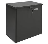 ARREGUI Bigpack Base EP2104 Boîte à Colis individuelle | Boîte aux Lettres en Acier pour Gros Colis (Colis Maximum : 47x46x24 cm) | Boîte aux Lettres pour achats en Ligne Internet | Noir