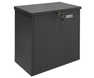 ARREGUI Bigpack Base EP2104 Boîte à Colis individuelle | Boîte aux Lettres en Acier pour Gros Colis (Colis Maximum : 47x46x24 cm) | Boîte aux Lettres pour achats en Ligne Internet | Noir