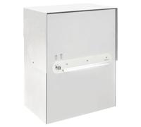 ARREGUI Bigpack EP2001 Boîte à colis en acier, pour gros colis de 42 x 30 x 19 cm, blanc