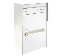 Arregui Bigpack Mail EP2011 Boîte à colis en acier, pour courrier et gros colis de 42 x 30 x 19 cm, blanc