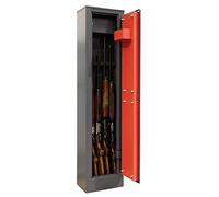 ARREGUI Braco ARM050335 Armoire à 5 Fusils en Acier avec Coffre Intérieur | Coffre-fort pour Armes à Feu | FRANCE et ITALIE : valide toutes armes à feu | ESPAGNE : non homologué