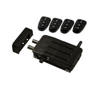 ARREGUI CI10N Serrure de sécurité invisible pour porte avec 4 télécommandes | Antivol | Serrure électronique pour porte | Serrure sans fil | Verrou intérieur | noir