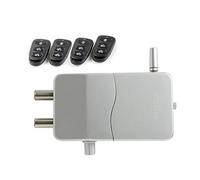 ARREGUI CI10P-AL Verrou Électronique | Serrure Invisible avec Alarme Sonore | 4 Télécommandes | couleur argent