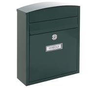 Arregui Boîte aux lettres Compact E5733 en acier – Taille S (A5), anti-pluie, murale, vert