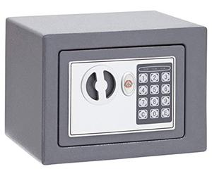 ARREGUI D-HE/0 Coffre-fort en acier avec serrure électronique, clavier à code programmable, coffre-fort de sécurité pour la maison, avec urgence, 17 x 23 x 17 cm, 5 L