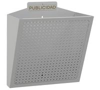 Arregui e-2310 - Panier publicité pop-corn Argent Grille Argent