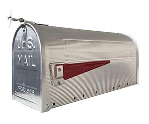 Arregui E2101 American Style Boîte aux lettres simple Aluminium Acier inoxydable L (magazines et enveloppes C4) 22 x 48 x 17 cm