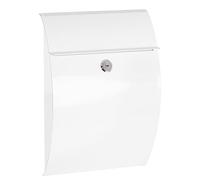 ARREGUI Galan E5961 Boîte aux Lettres Individuelle en Acier | Taille S (Courrier Format A5) | Petite Boîte aux Lettres Murale | Boîte aux Lettres Extérieure Anti-Pluie | Facile à Installer | Blanc